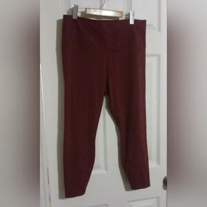 Nike Women's Burgundy Leggings